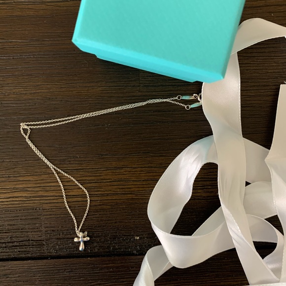 Tiffany & Co. Jewelry - Tiffany mini cross necklace